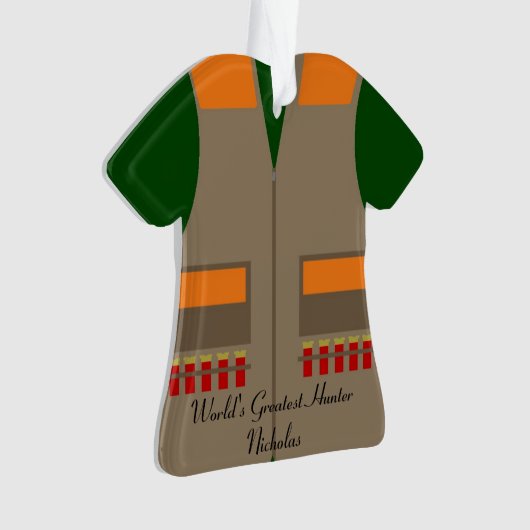 Jaagste kerstversiering ornament (voorkant)