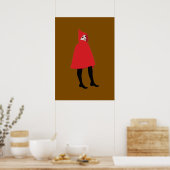 Jaapje met cape - Jack met de cape Poster (Keuken)