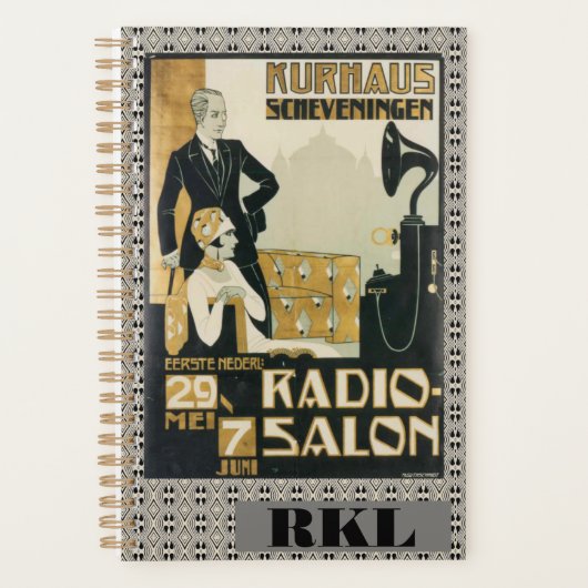  jaar 1920 Koerhaus Radio Salon Nederland Planner (Voorkant)
