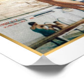  jaar 1930: Shanghai Beauty Girl Diver Poster (Hoek)