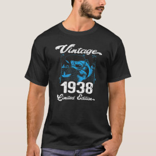  jaar 1938 84 Oude Gevist vissers bevallen T-shirt