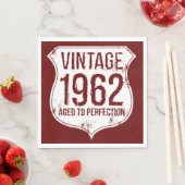  jaar 1962 met een volmaakte servet (Insitu)