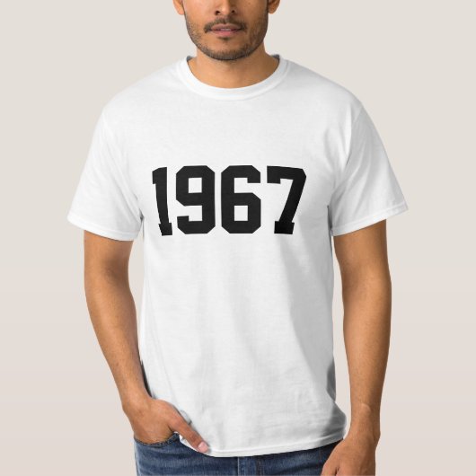 Jaar 1967 t-shirt (Voorkant)