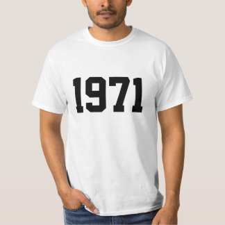 Jaar 1971 t-shirt