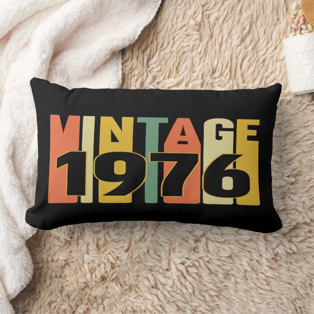  jaar 1976, Cube Pouf Kussen (Deken)