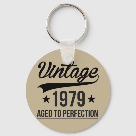 jaar 1979 tot perfecte sleutelhanger (Voorkant)