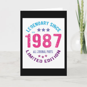  jaar 1987 kaart