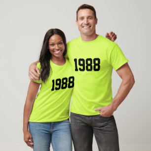 Jaar 1988 t-shirt