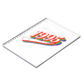  jaar 1995 Koel Partij Birthday Retro 1995 Notitieboek (Linkerzijde)