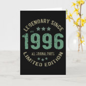  jaar 1996 kaart (Gele Bloem)