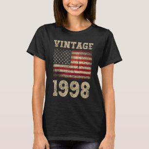  jaar 1998 Amerikaans Vlaggenplein voor de Verenig T-shirt