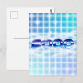 Jaar 2000 grafiek briefkaart (Voorkant / Achterkant)