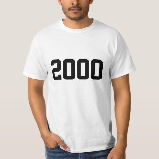 Jaar 2000 t-shirt