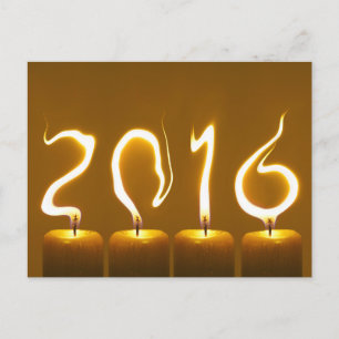 Jaar 2016 briefkaart