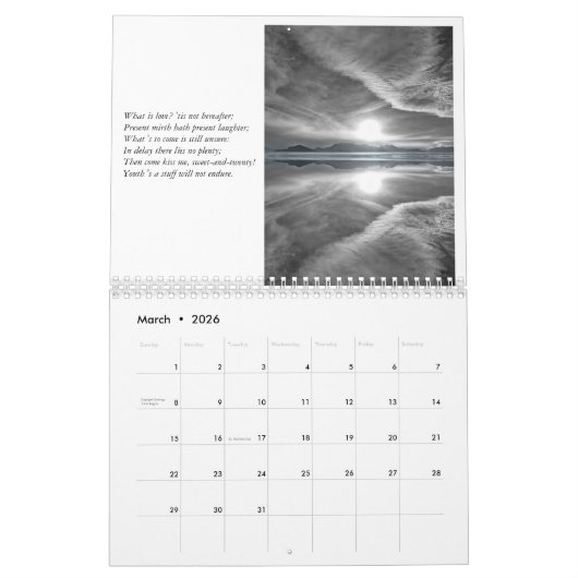 Jaar 2017 in afbeeldingen en vers kalender (Mar 2026)