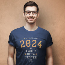 Jaar 2024 Beta Tester Grappig