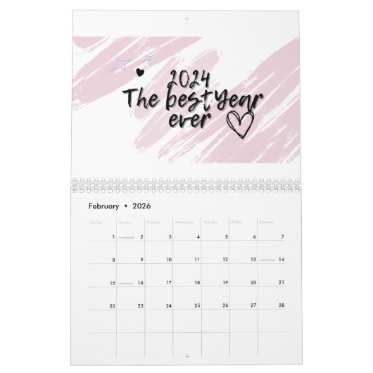 Jaar 2024 kalender (Feb 2026)