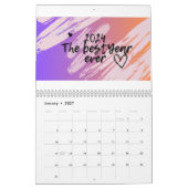 Jaar 2024 kalender (Jan 2027)