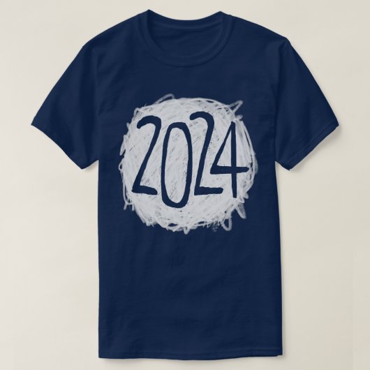 Jaar 2024 t-shirt (Design voorkant)