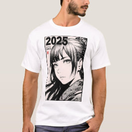 Jaar 2025 in Kalligrafie T-shirt