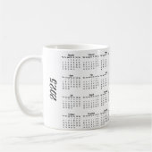 Jaar 2025 Kalender 5 Fotocollage Koffiemok (Links)