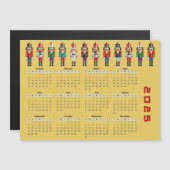 Jaar 2025 Notenkrakerskalender Magnetische Kaart (Voorkant / Achterkant)