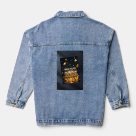 Jaar 2026 Denim Jas - Aangepaste Viering Jacket