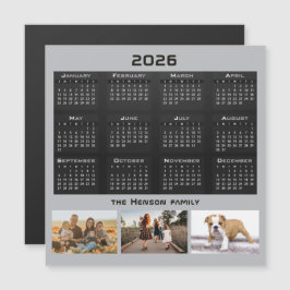 Jaar 2026 Kalender 3 Familiefotocollage