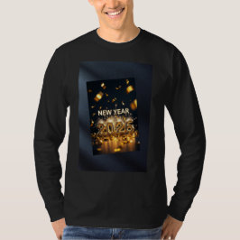 Jaar 2026 – Verse Start, Groet Basic Lange T-Shirt