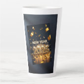 Jaar 2026 – Verse Start, Groet Latte Mok (Voorkant)