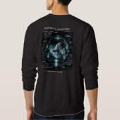JAAR 2147 Cyberpunk Sci-Fi Retro Ruimte Trui (Achterkant)
