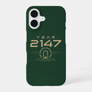 Jaar 2147 Futuristische Cyberpunk Sciencefiction iPhone 16 Hoesje