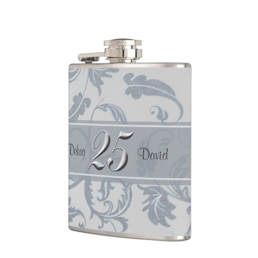 Jaar 25 bruiloft Jubileum Heupfles (Links)