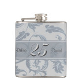 Jaar 25 bruiloft Jubileum Heupfles (Voorkant)