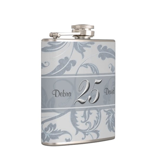 Jaar 25 bruiloft Jubileum Heupfles (Rechts)