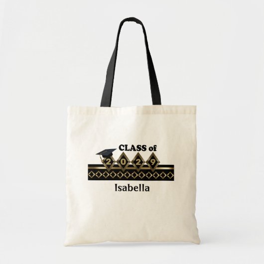Jaar afstuderen - Klasse van Tote Bag (Voorkant)