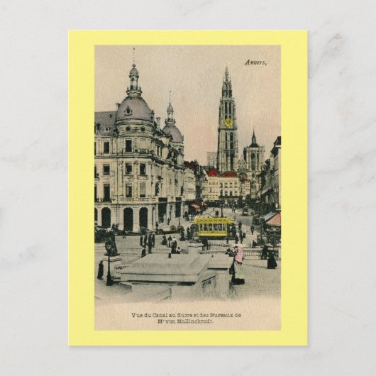  jaar Antwerpen België Suikerrui, kathedraal Briefkaart (Voorkant)