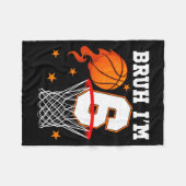 Jaar Broer 6 Oude Verjaardag Basketbal Fleece Deken (Voorkant (Horizontaal))