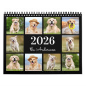 Jaar Creëer Uw Eigen Familie Hond Gepersonaliseerd Kalender (Hoes)