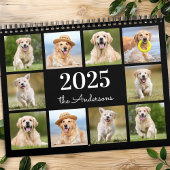 Jaar Creëer Uw Eigen Familie Hond Gepersonaliseerd Kalender