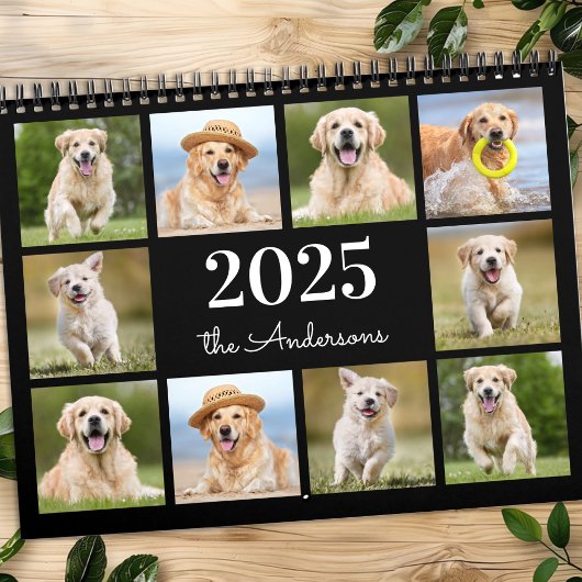 Jaar Creëer Uw Eigen Familie Hond Gepersonaliseerd Kalender