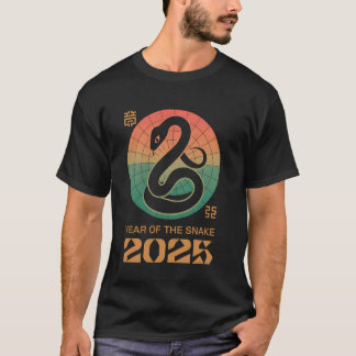 Jaar de Slang 2025 Chinees Nieuwjaar Zodiac Slang T-shirt
