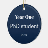 Jaar doctoraatsstudent keramisch ornament (Links)