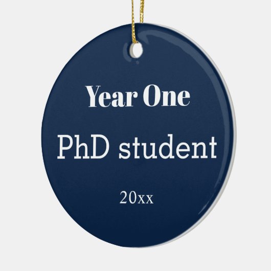 Jaar doctoraatsstudent keramisch ornament (Links)