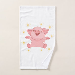 Jaar fonkelingen van het Varken Bad Handdoek