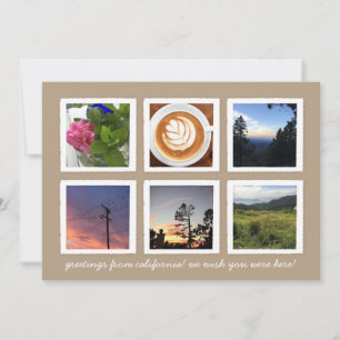  jaar fotocollage in Review Feestdagenkaart