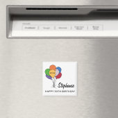 Jaar gedateerd, leeftijd, naam gepersonaliseerde v magneet (Insitu (Vaatwasser))