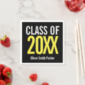 JAAR Geel gematigd Afstuderen Servet (Insitu)