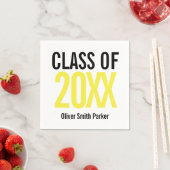 JAAR Geel gematigd Afstuderen Servet (Insitu)