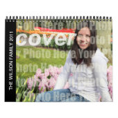 Jaar in afbeeldingen aangepaste foto 12 maanden kalender (Hoes)